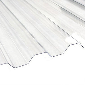 Corrugated Polycarbonate Panels - Greca (Clear)