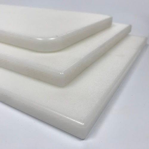 Commercial White Plastic HDPE Cutting Board - 24 x 18 x 1/2