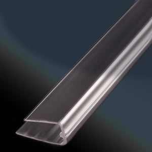 Twinwall Polycarbonate (Thermoclear) U Capping Molding - 6 mm